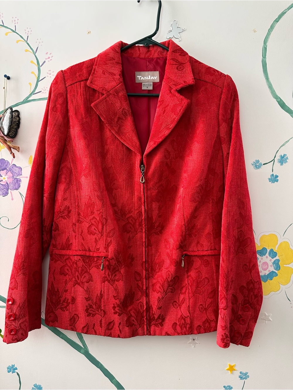 TANJAY Floral Lined Blazer